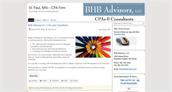 Desktop Screenshot of bhbadvisors.com